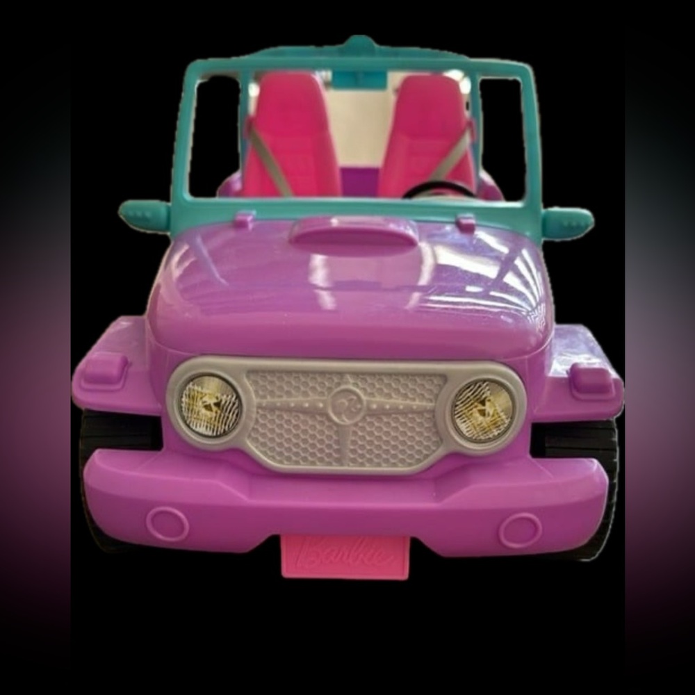 Barbie - purple Barbie jeep